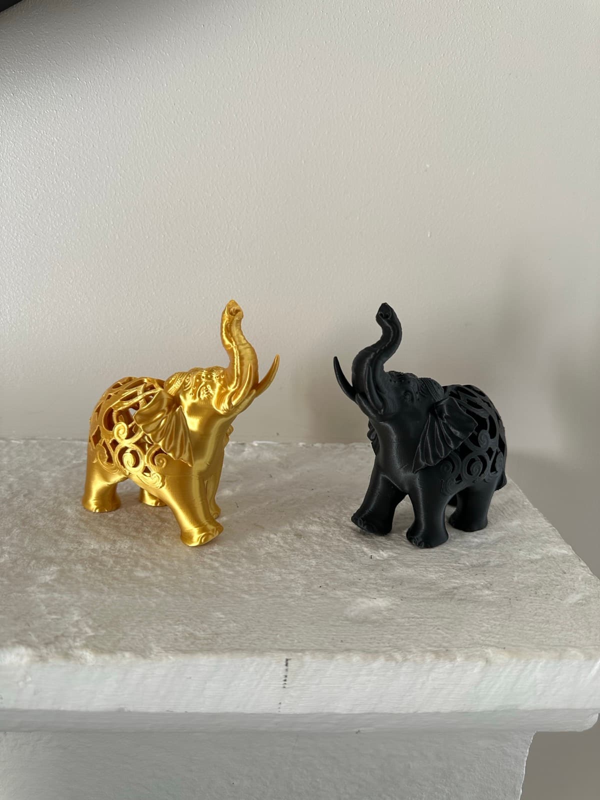 Couple éléphants